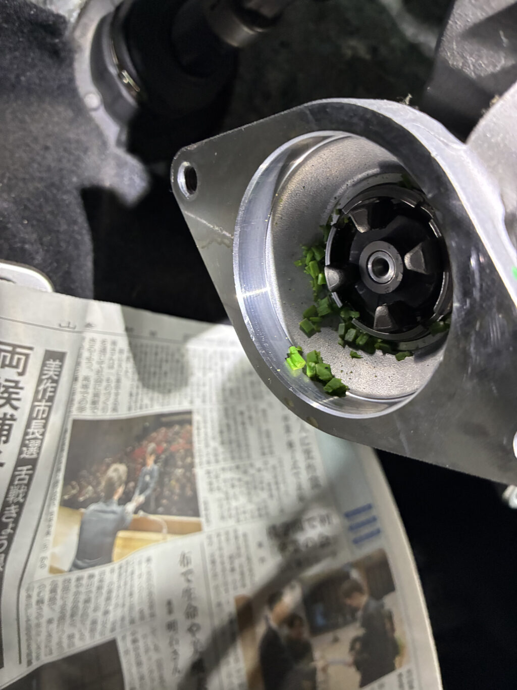 パワーステアリングモーターダンパー交換