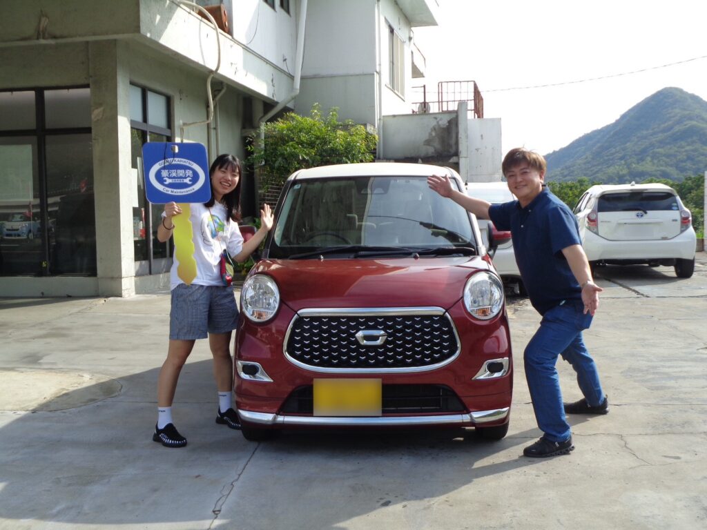 ダイハツ キャスト 納車